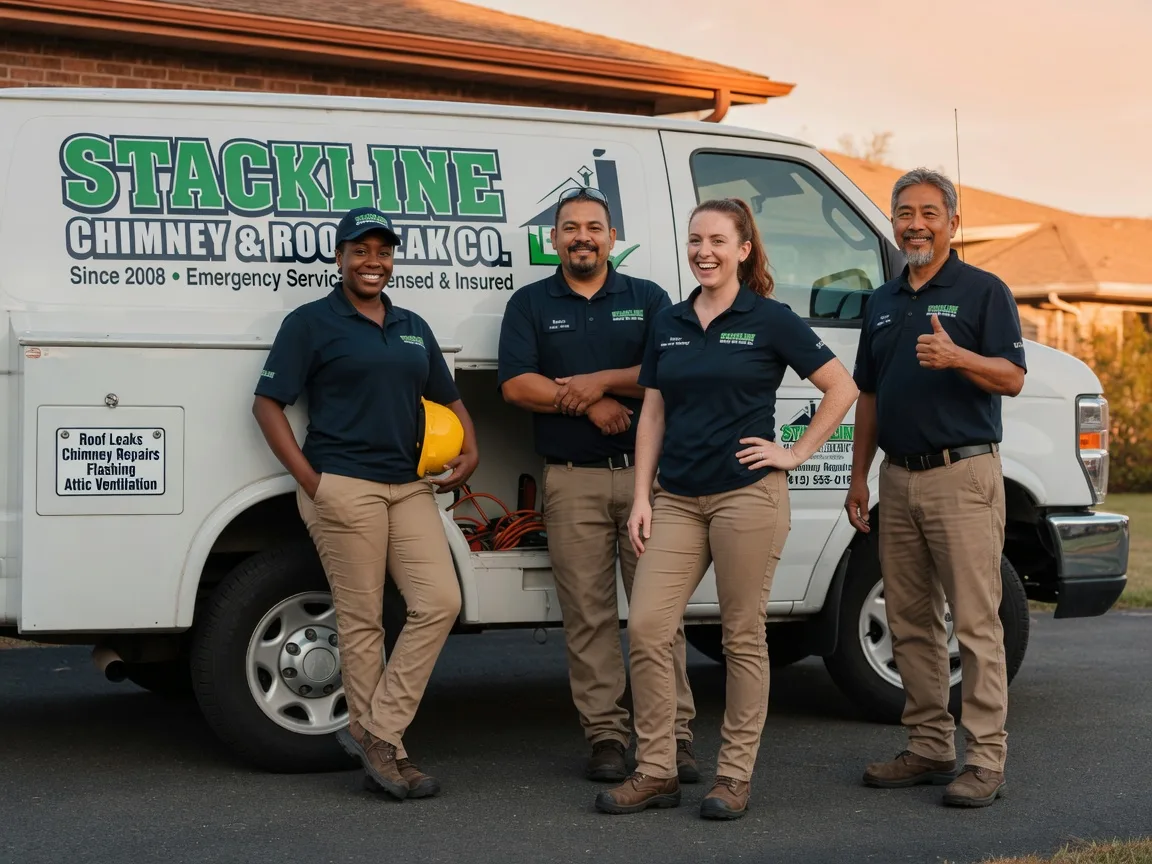 Chimney flashing repair company in Indianola, OK
